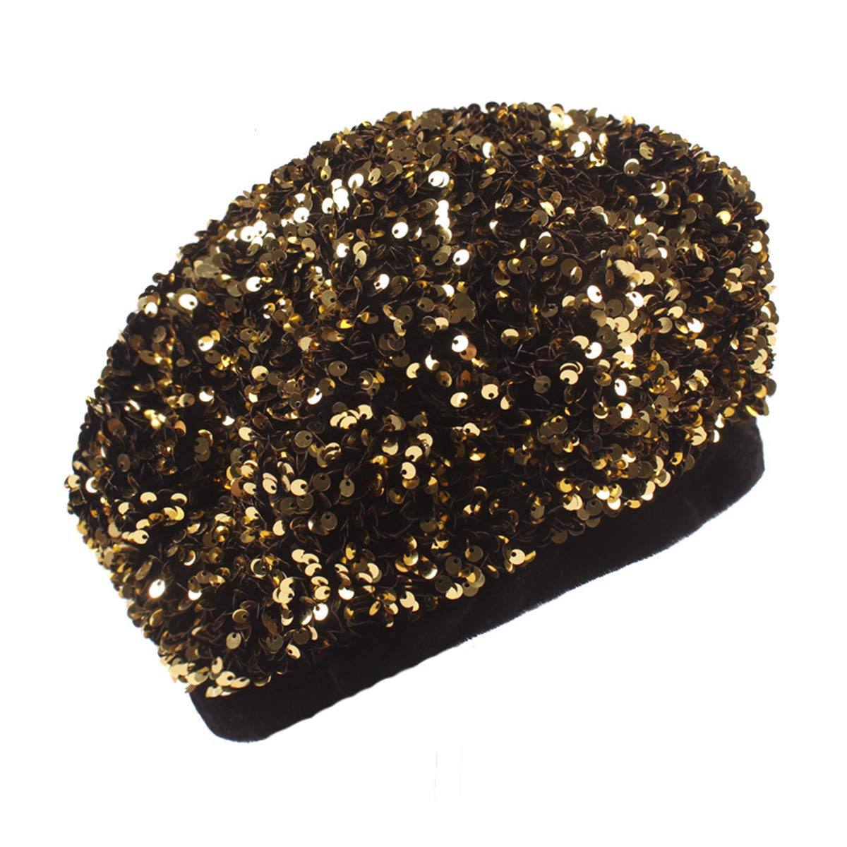 Sparkly Sequins Beanie Hat for Women - Fashion Glitter Skull Cap - Perfect for Parties, Holidays & Winter Outfits