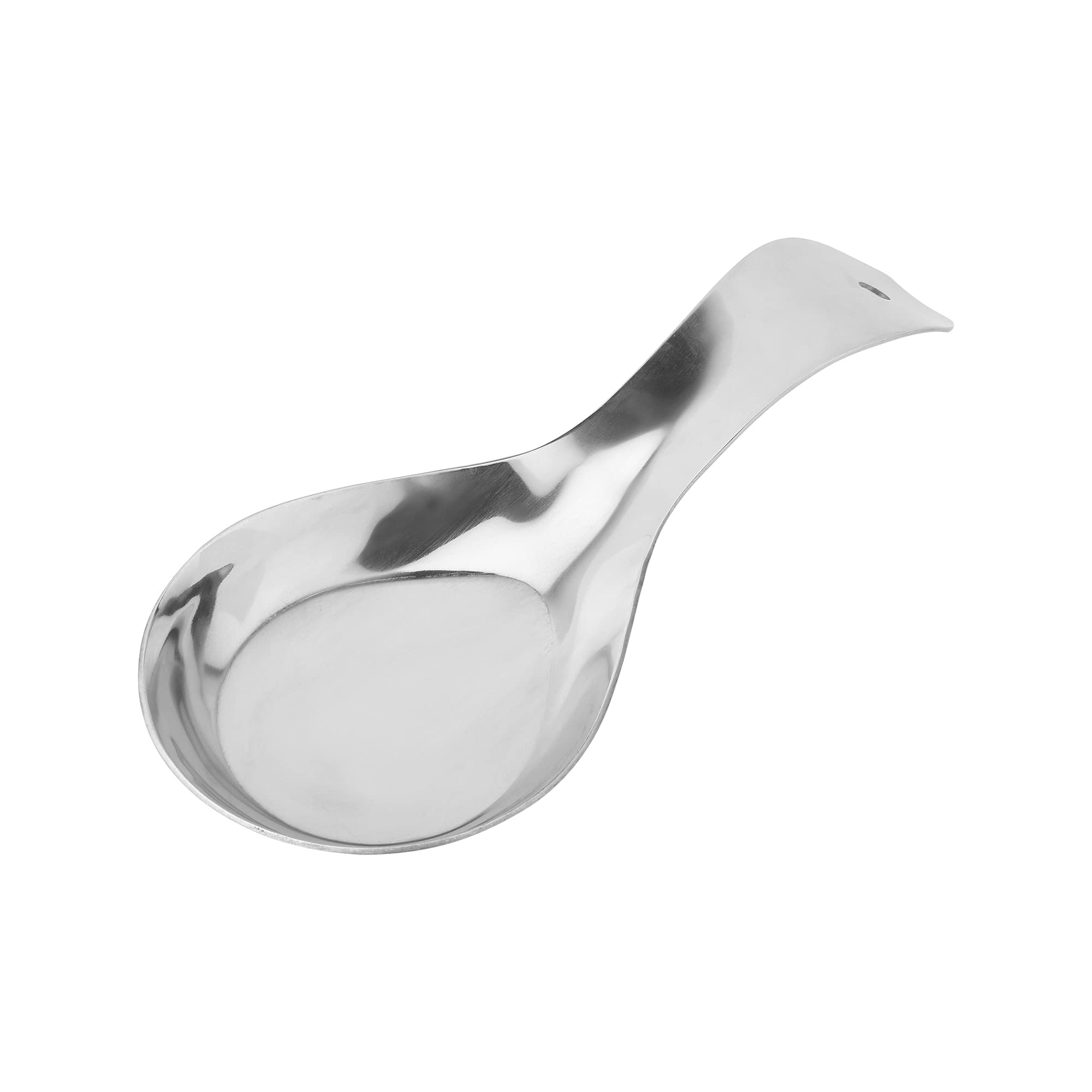 Stainless Steel Spoon Rest for Cooking & Serving - Large Size (Pack of 1) | Durable Kitchen Utensil Holder | Perfect for Stovetop, Countertop & Dining Table Use
