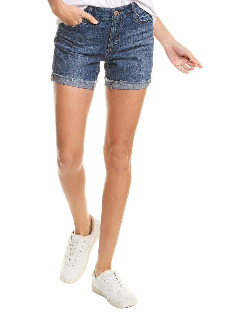 Joe's Jeans Women's Bermuda Denim Shorts - High Waisted Distressed Casual Summer Shorts for Women | Perfect for Beach, Vacation & Everyday Wear