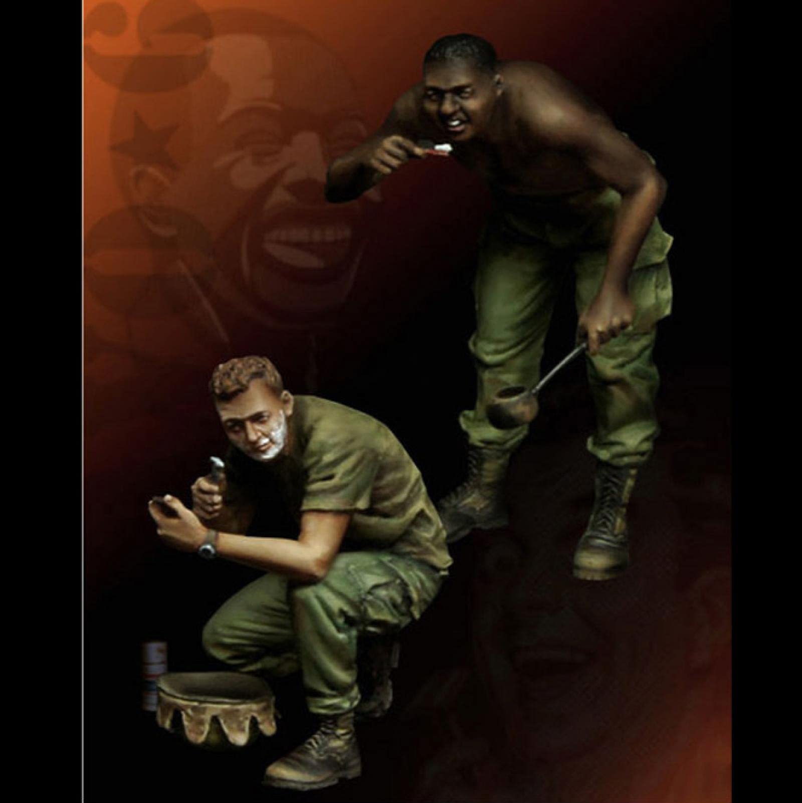 1/35 Scale Vietnam War US Army Soldier Resin Model Kit - Unassembled & Unpainted Military Miniature for Collectors & Wargaming (K14775) | Perfect for Diorama Building, Historical Display, and Tabletop War Games
