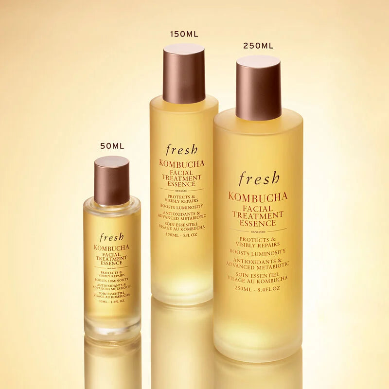 Organic Kombucha Antioxidant Facial Essence for Glowing Skin - Hydrating & Anti-Aging Skincare for Daily Routine & Night Care