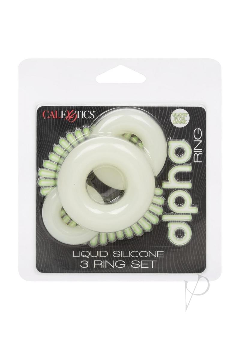 Glow in the Dark Silicone Rings Set of 3 - White Wedding Bands for Men & Women - Perfect for Night Activities, Camping, and Outdoor Adventures