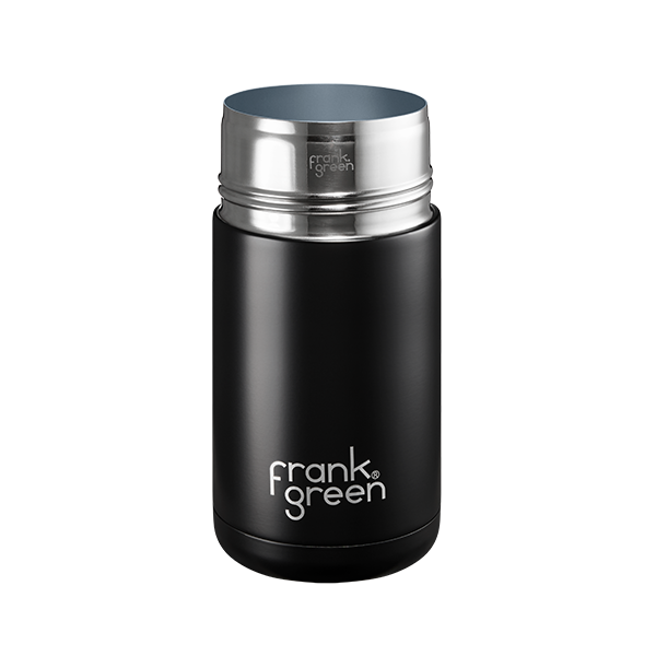 Eco-Friendly Ceramic Reusable Coffee Cup with Lid - 12oz (355ml) - Perfect for Hot & Cold Drinks at Home, Office, or Travel