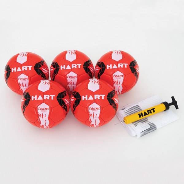 HART Team Trainer Ball Pack - Durable Sports Training Balls for Soccer, Basketball & Volleyball - Perfect for Team Drills, Gym Workouts & Backyard Practice