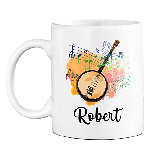Banjo White Mug
