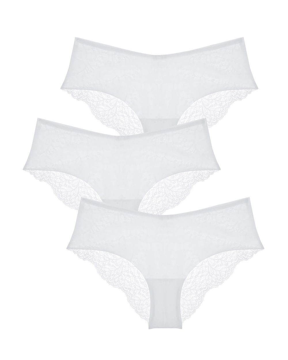 Allegra Jolie Women's Cotton Hipster Underwear 3-Pack - Soft, Comfortable & Breathable for Everyday Wear