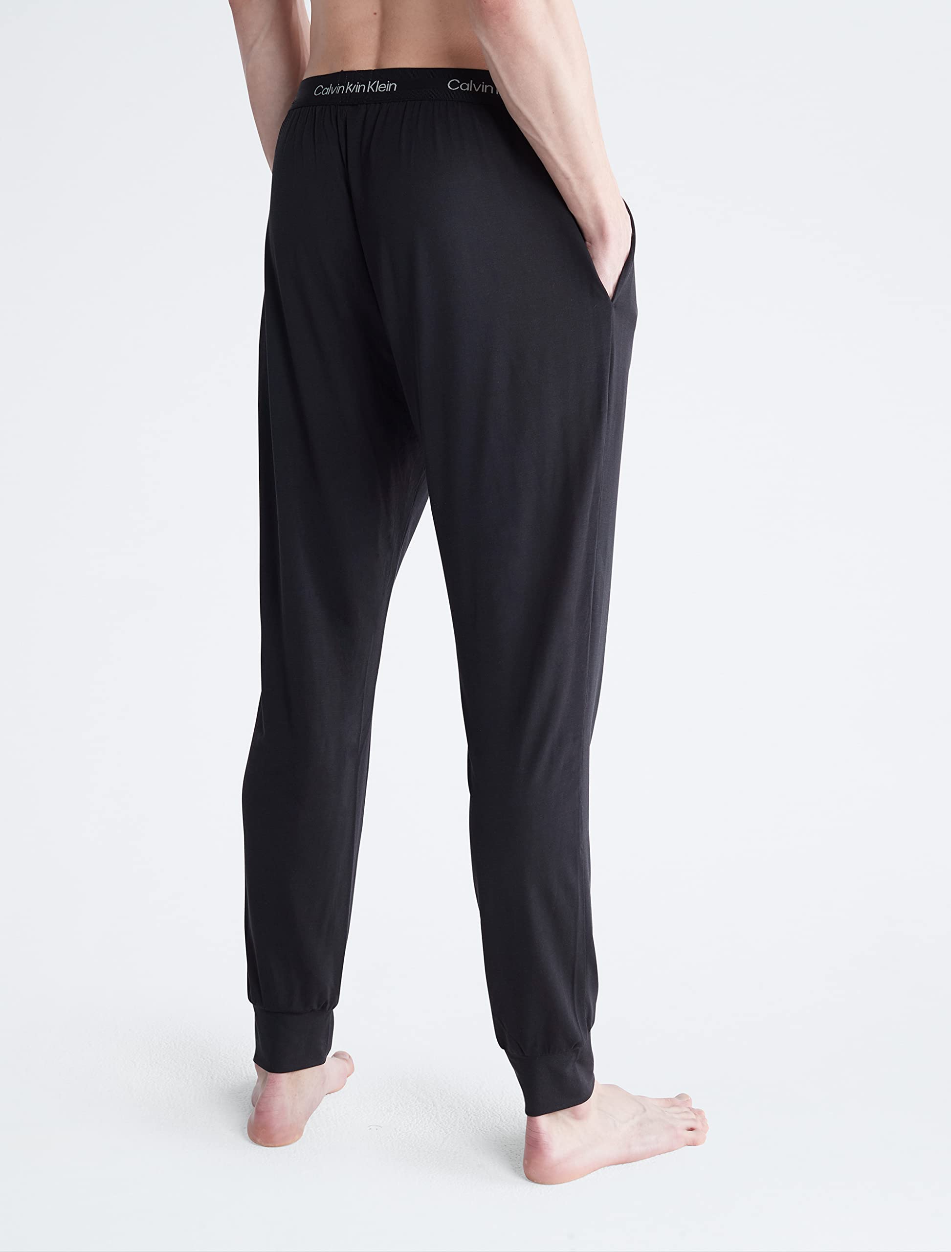 Calvin Klein Men's Ultra Soft Modern Modal Lounge Jogger Pants - Comfortable Casual Sweatpants for Home, Workout & Travel