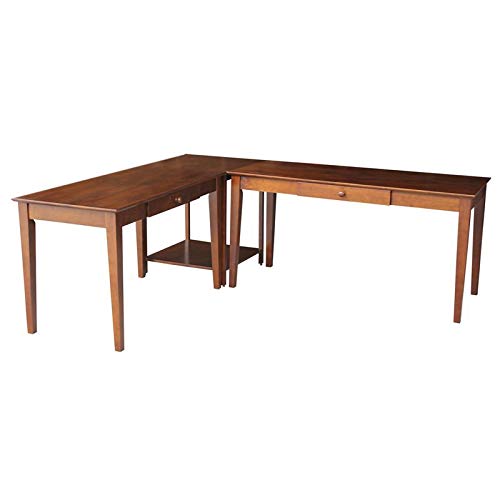 Pemberly Row Desks 2 with Connecting Table - Home Office Setup
