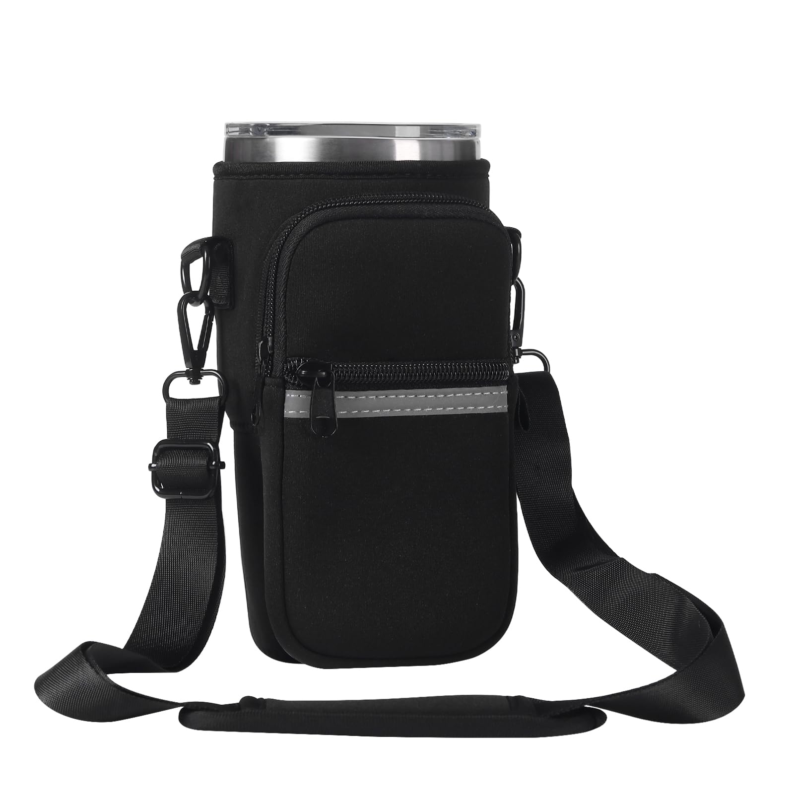 YETI 30 oz Tumbler Holder with Strap - Gym & Hiking Water Bottle Bag