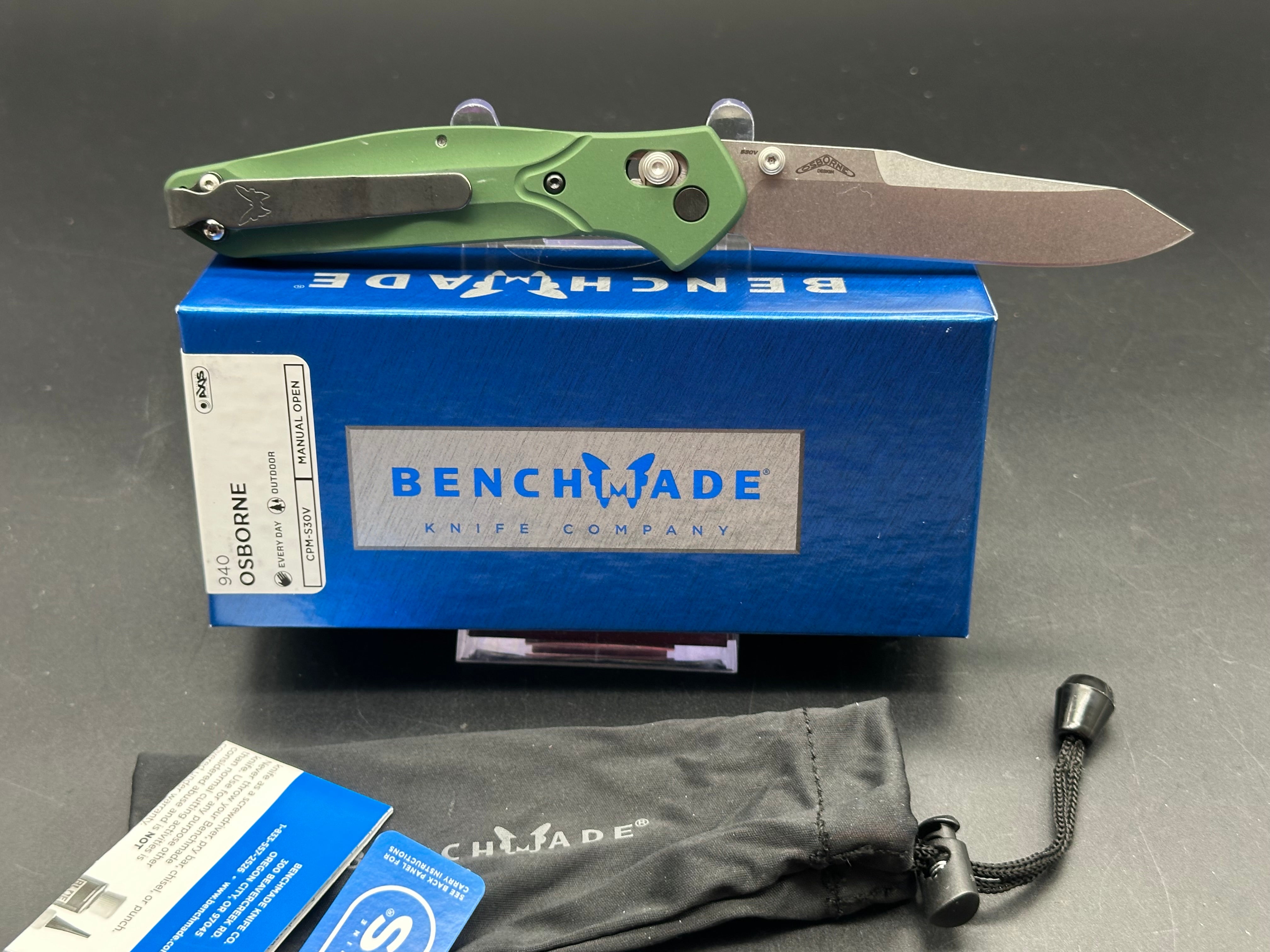 Benchmade 940 Osborne Folding Knife - 3.4