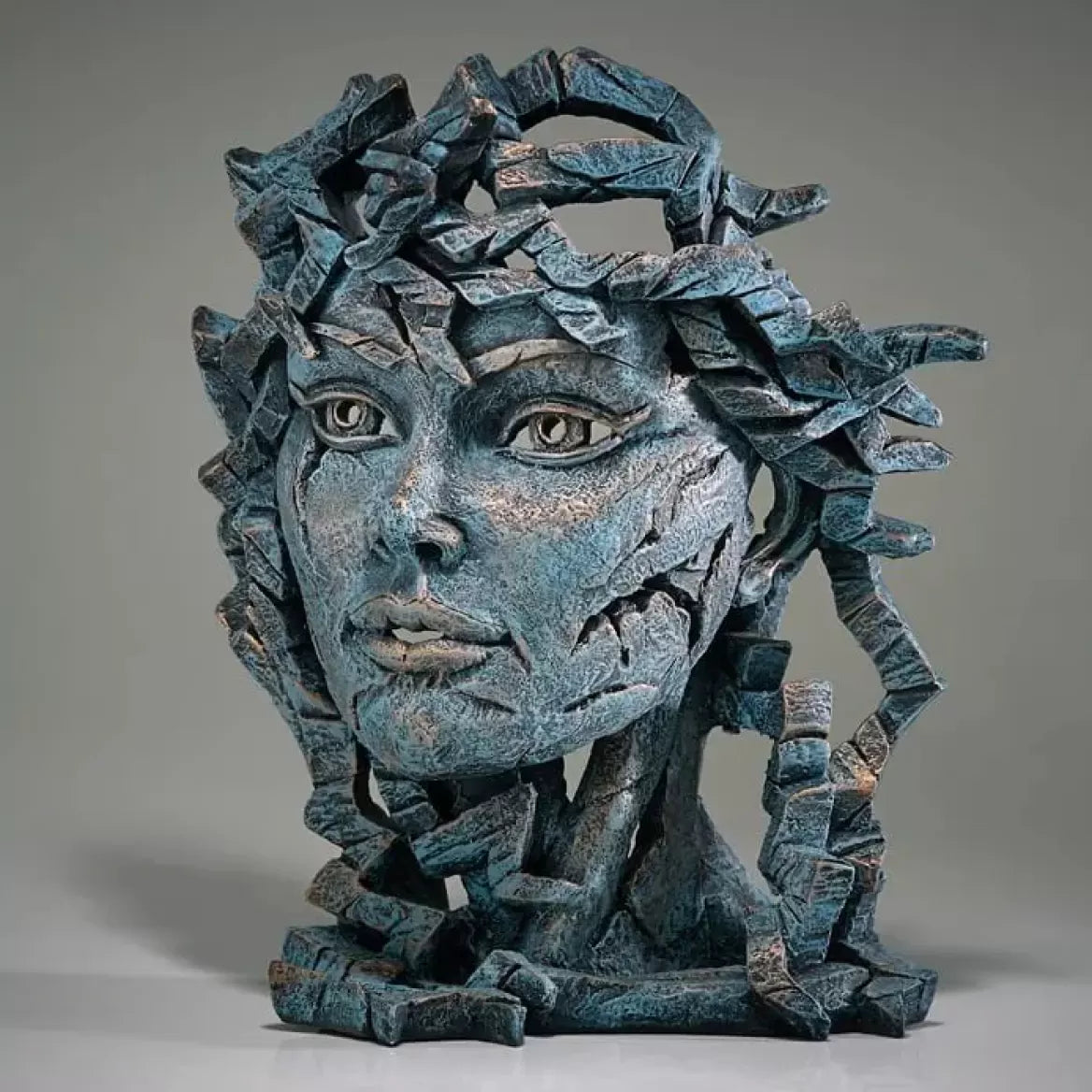 Edge Sculpture - Venus Sculpture in Teal Blue | Modern Home Decor, Office Art, Gift for Art Lovers