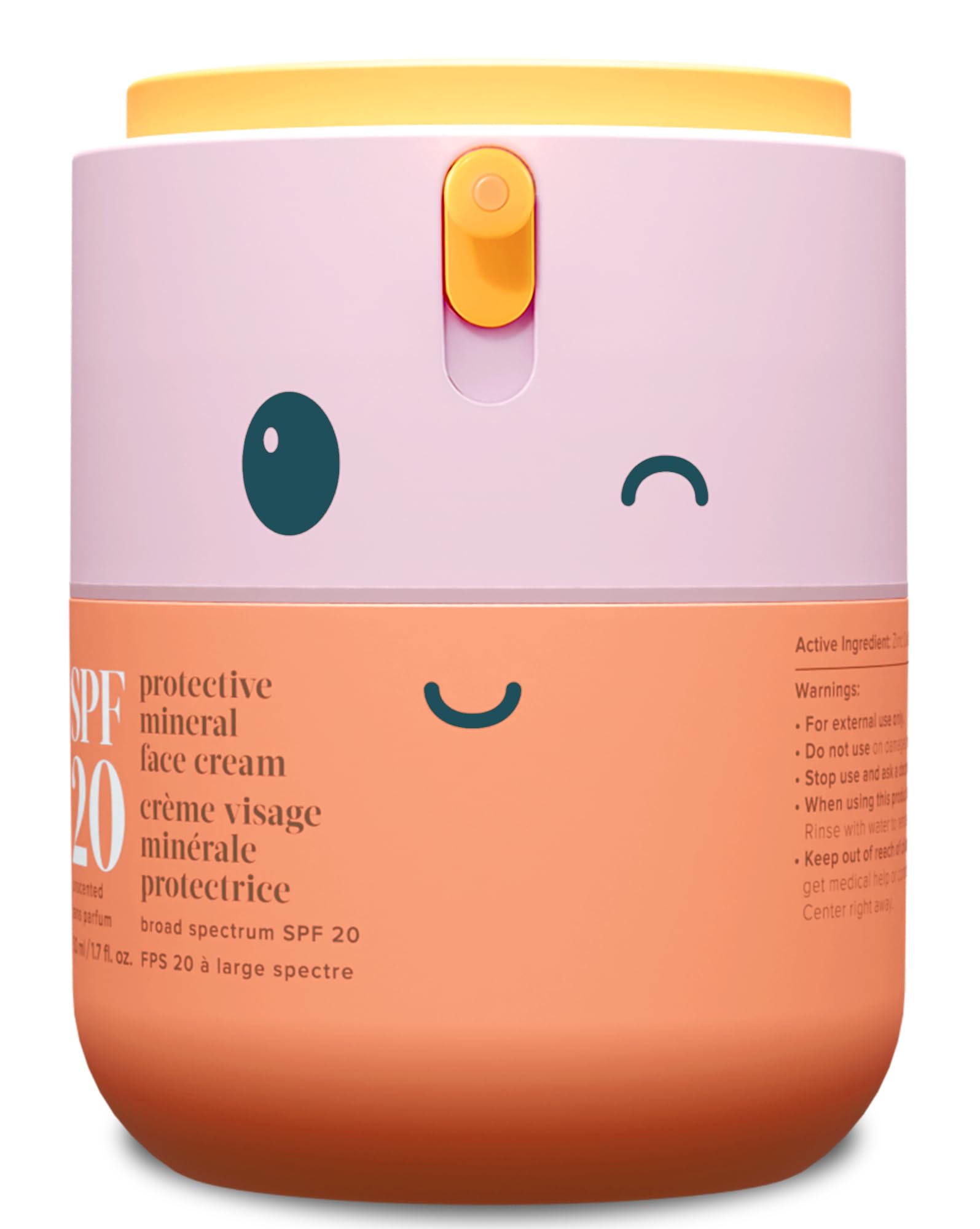 Evereden Kids Face Cream, 1.7 oz - Fragrance-Free Baby & Kids Face Lotion with SPF 20 | Clean, Non-Toxic & Hypoallergenic Moisturizer | Multi-Vitamin Skincare for Sensitive Skin | FSA Eligible | Perfect for Daily Sun Protection & Dry Skin Relief