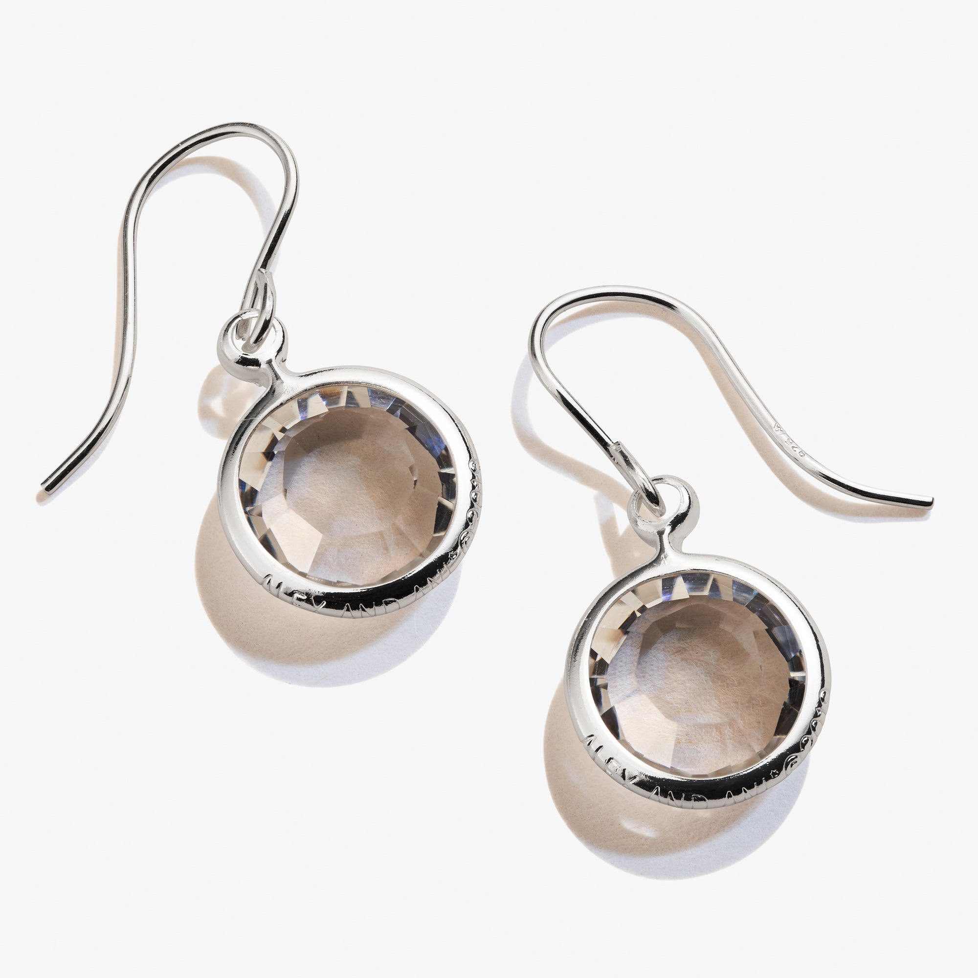 April Birthstone Clear Crystal Stud Earrings for Women - Perfect Gift for Birthday, Anniversary & Special Occasions