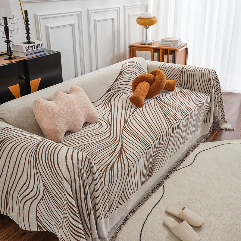 Francesca Geometric Pet-Friendly Sofa Cover - Stylish & Durable Furniture Protector for Dogs & Cats - Perfect for Living Room, Bedroom, or Home Office