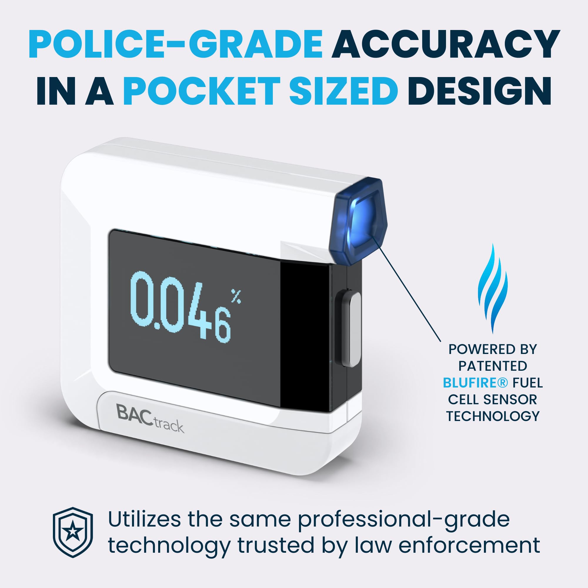 BACtrack C8 Breathalyzer - Professional-Grade Alcohol Tester with Wireless Smartphone Connectivity | Compatible with iPhone, Android & Samsung Devices | Apple HealthKit Integration | Perfect for Personal & Workplace Safety Use