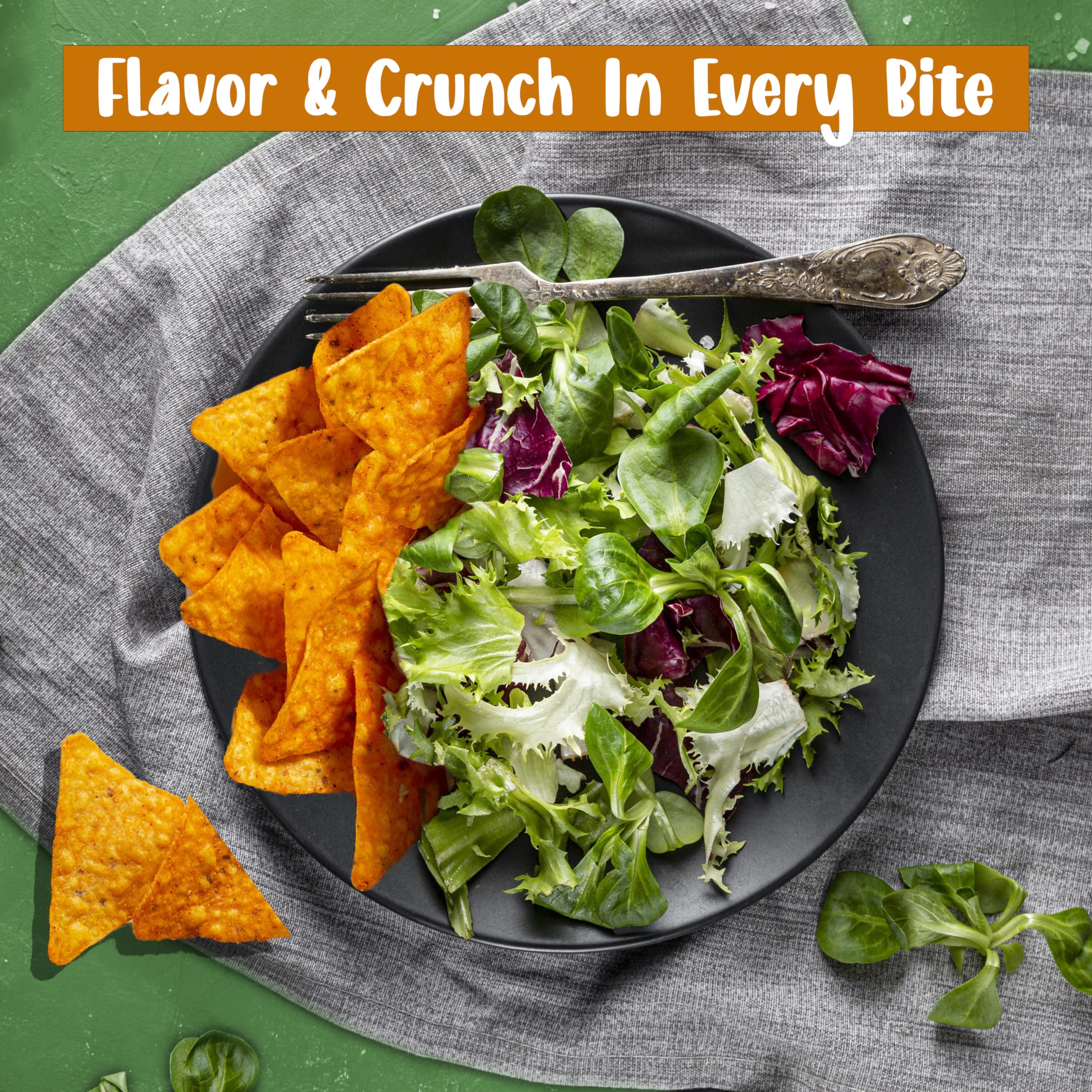 Golden Fluff Spicy Mexican Enchilada Tortilla Chips - 16 Pack (1 oz Each) | Kosher Certified Corn Snacks for Parties, Movie Nights & Lunchboxes | Authentic Mexican Flavored Crunchy Chips