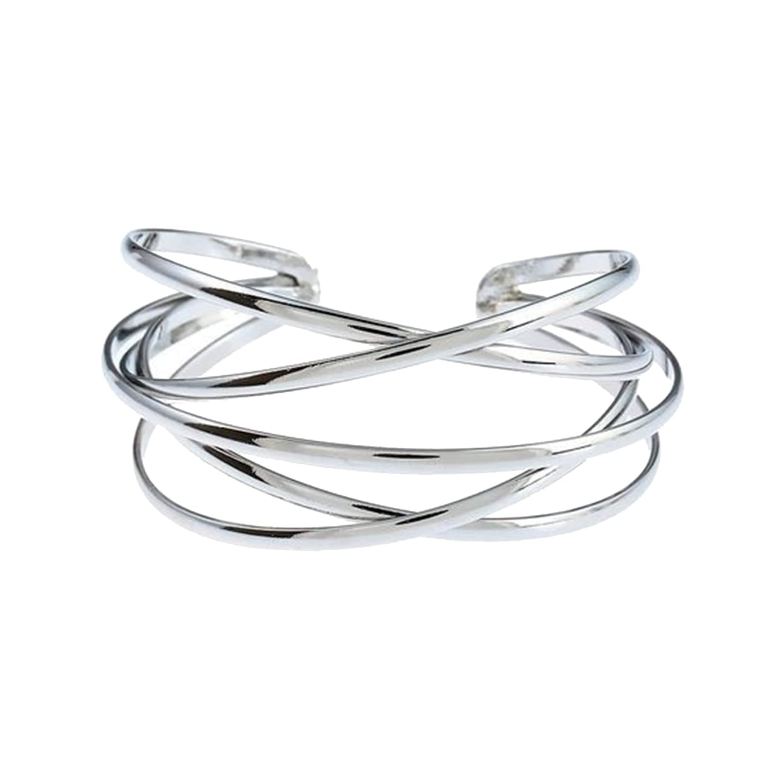 Elegant Gold Bangle Bracelets for Women - Adjustable Multi-Layer Cuff Bracelet Set | Perfect for Parties, Weddings & Everyday Wear