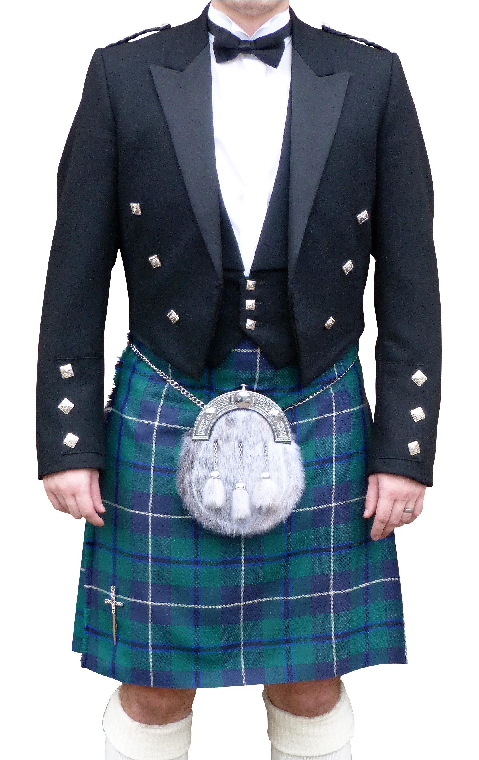 Prince Charlie Kilt Outfit Set - Traditional Scottish Highland Dress for Men - Perfect for Weddings, Ceilidhs & Formal Events