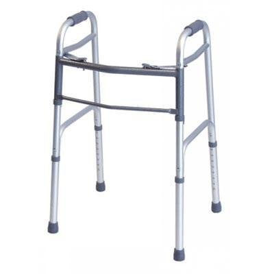 Lumex Everyday Dual Release Walker for Adults - Lightweight Aluminum Mobility Aid - Pack of 4 (716070A-4) | Medical Equipment for Seniors & Recovery Patients - Ideal for Home Use, Rehabilitation & Daily Support