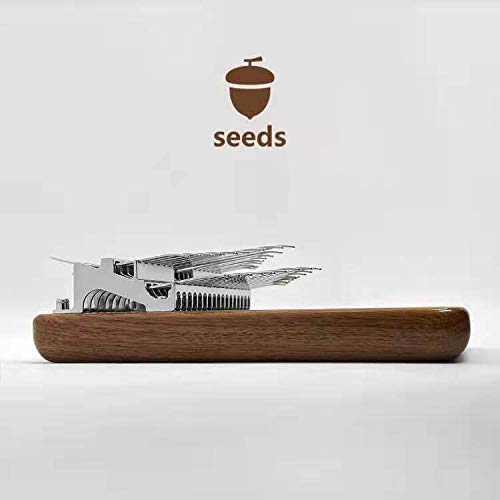 34 Key Chromatic Kalimba in B Tone - Professional 3 Octave Mbira Thumb Piano | Dark Walnut Wood Musical Instrument for Adults & Beginners | Perfect Birthday Gift for Musicians | Use for Meditation, Music Therapy & Relaxation