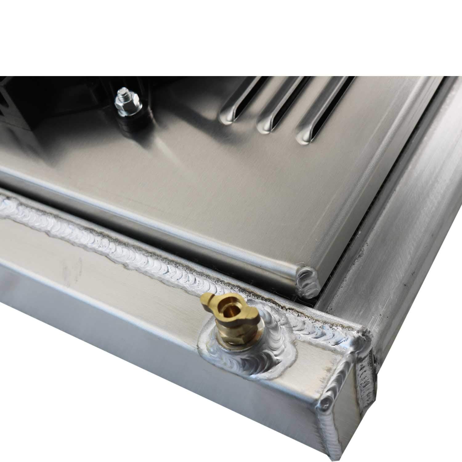 High-Performance 3 Row Aluminum Radiator with Dual 12