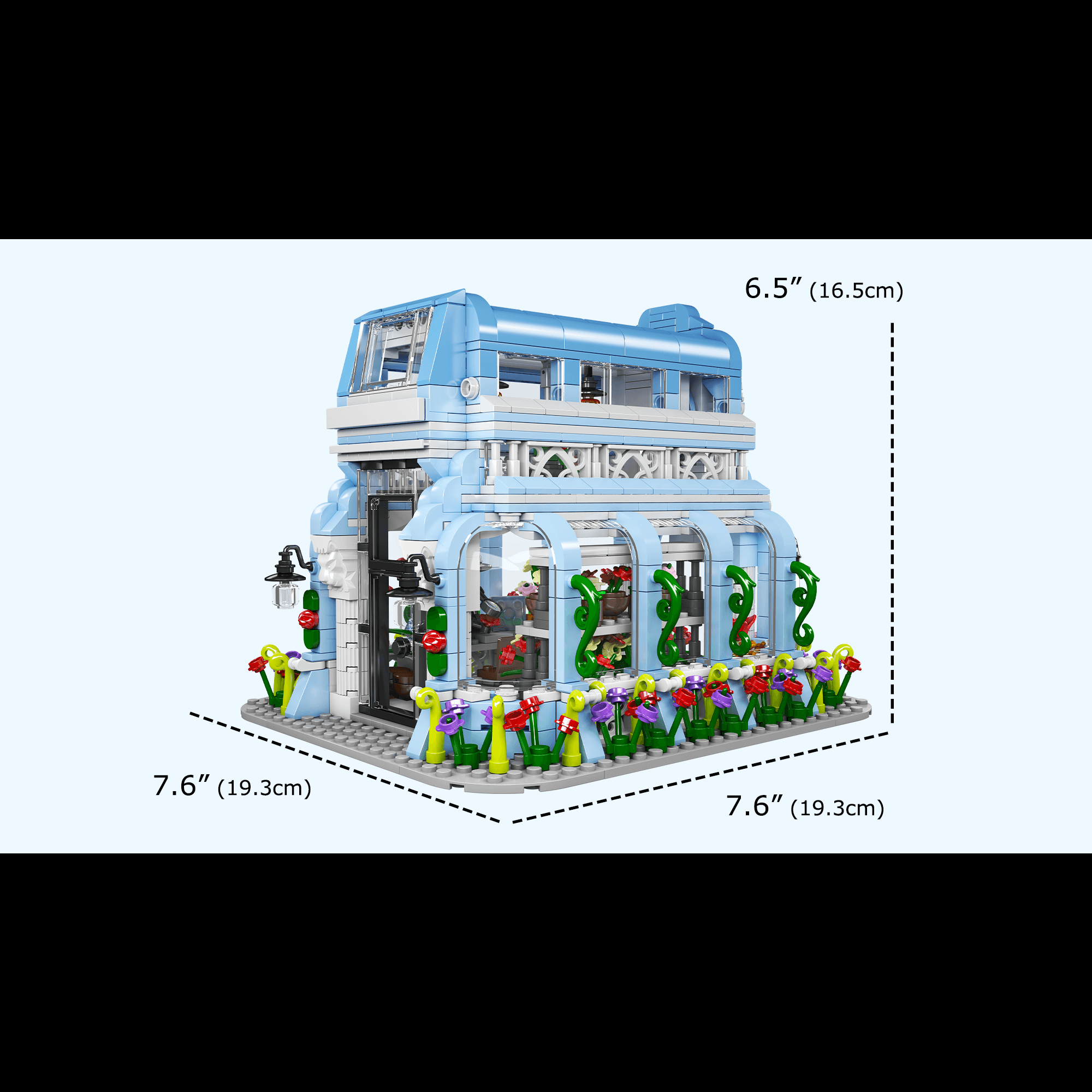 Mould King 16048 Botanical Garden Model Building Set - 1,289 Pieces DIY Flower & Plant Bricks for Adults & Kids - Perfect for Home Decor, Gift Ideas & Creative Play