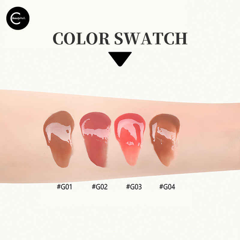 BEINIDAR Dewy Gloss Lip Elixir - Hydrating Plumping Lip Gloss with Vitamin E | Perfect for Daily Wear, Date Night & Makeup Looks