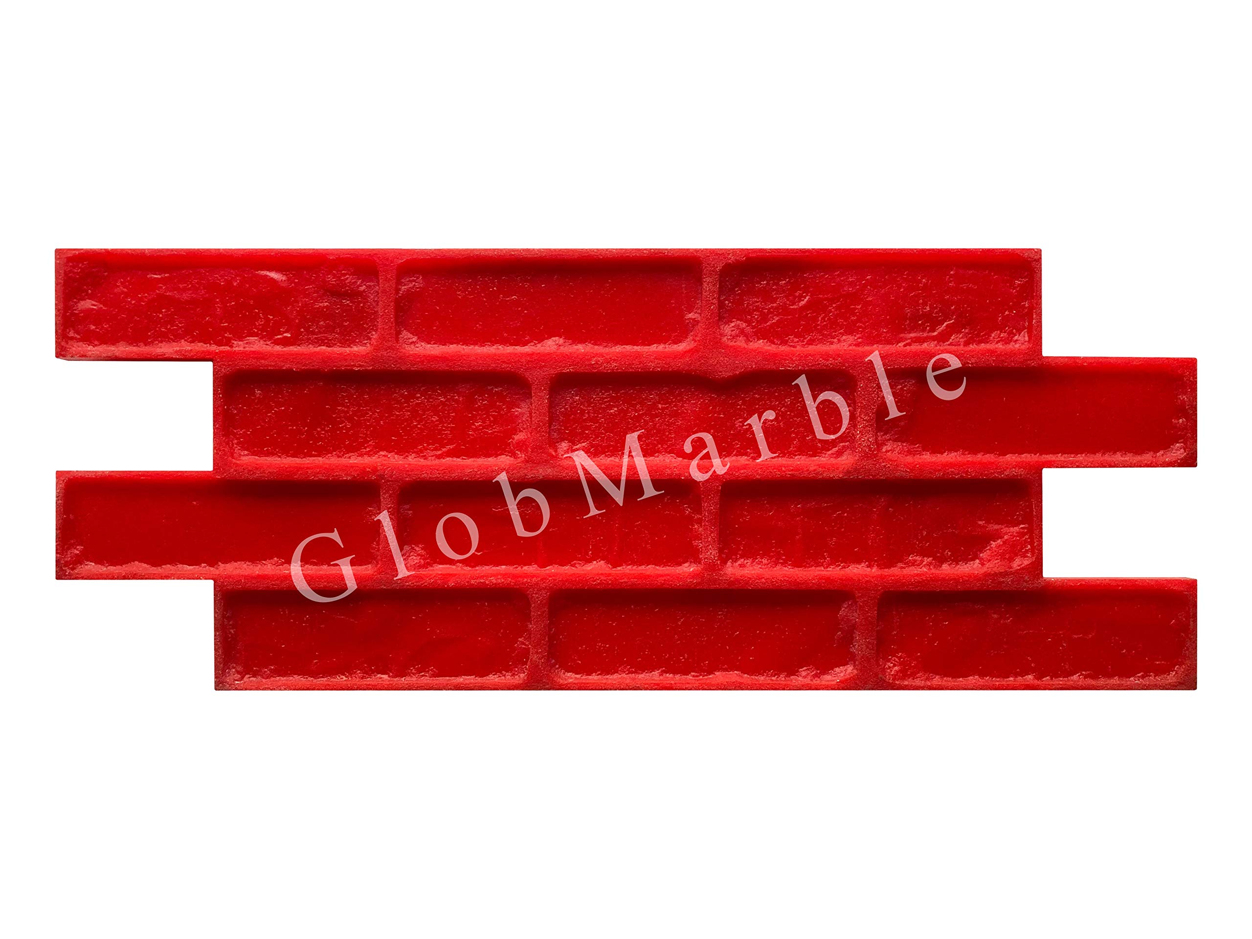 Concrete Vertical Stamp Mat WSM 10611/1 - Rigid Brick & Stone Wall Texture Stamp for DIY Patio, Walkway & Landscaping Projects