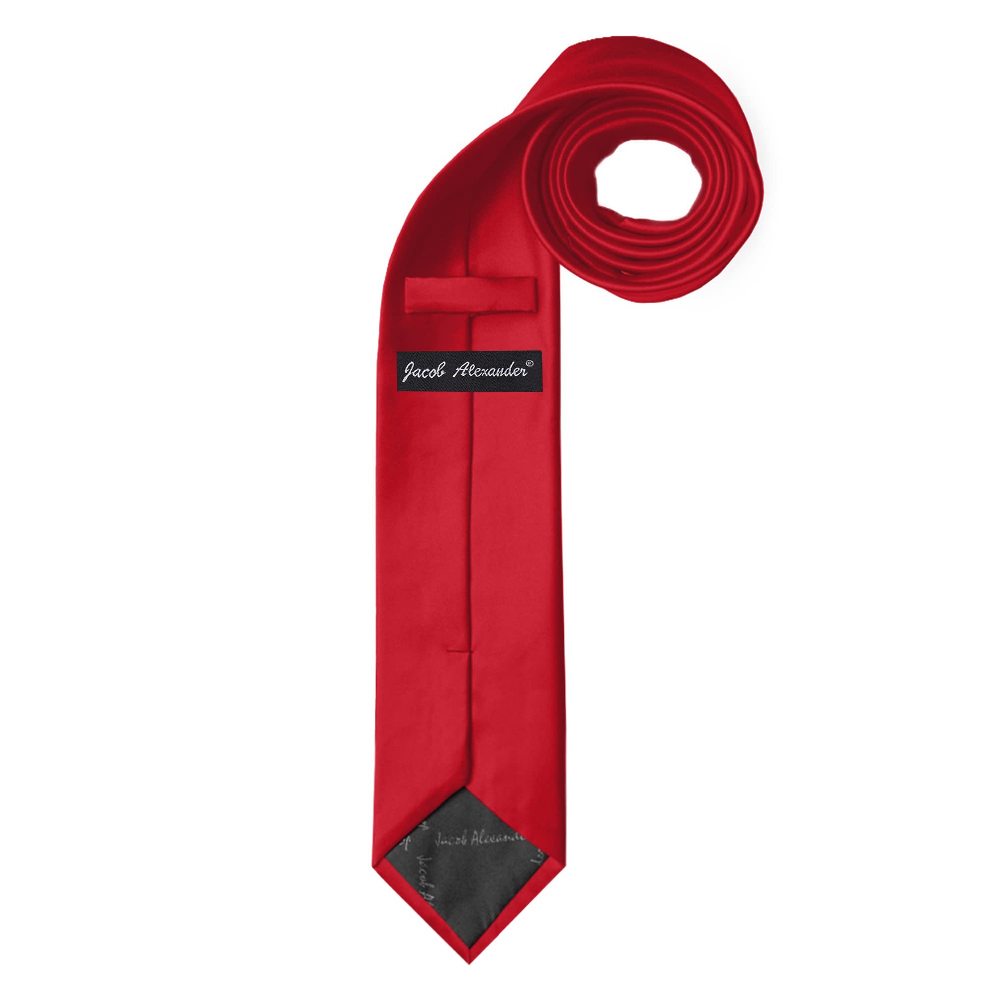 Boys Tie Hanky Open Rose Lapel Flower 3-Piece Set - Formal Attire Accessories for Weddings, Prom & Special Occasions