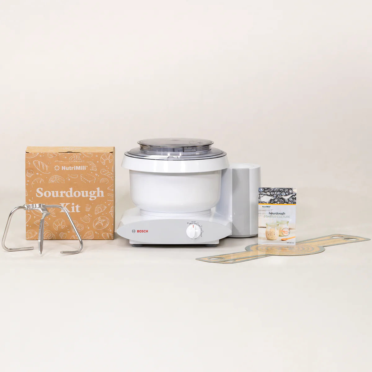 Bosch Universal Plus Stand Mixer with Sourdough Starter Kit - Professional Baking Mixer for Bread, Pizza Dough & Pastries - Perfect for Home Bakers & Commercial Kitchens