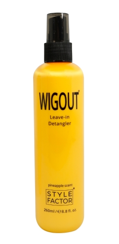 WIGOUT Leave-In Detangler with Pineapple Scent - Tangle-Free Hair Solution for Curly, Wavy & Natural Hair - Perfect for Daily Use & Styling