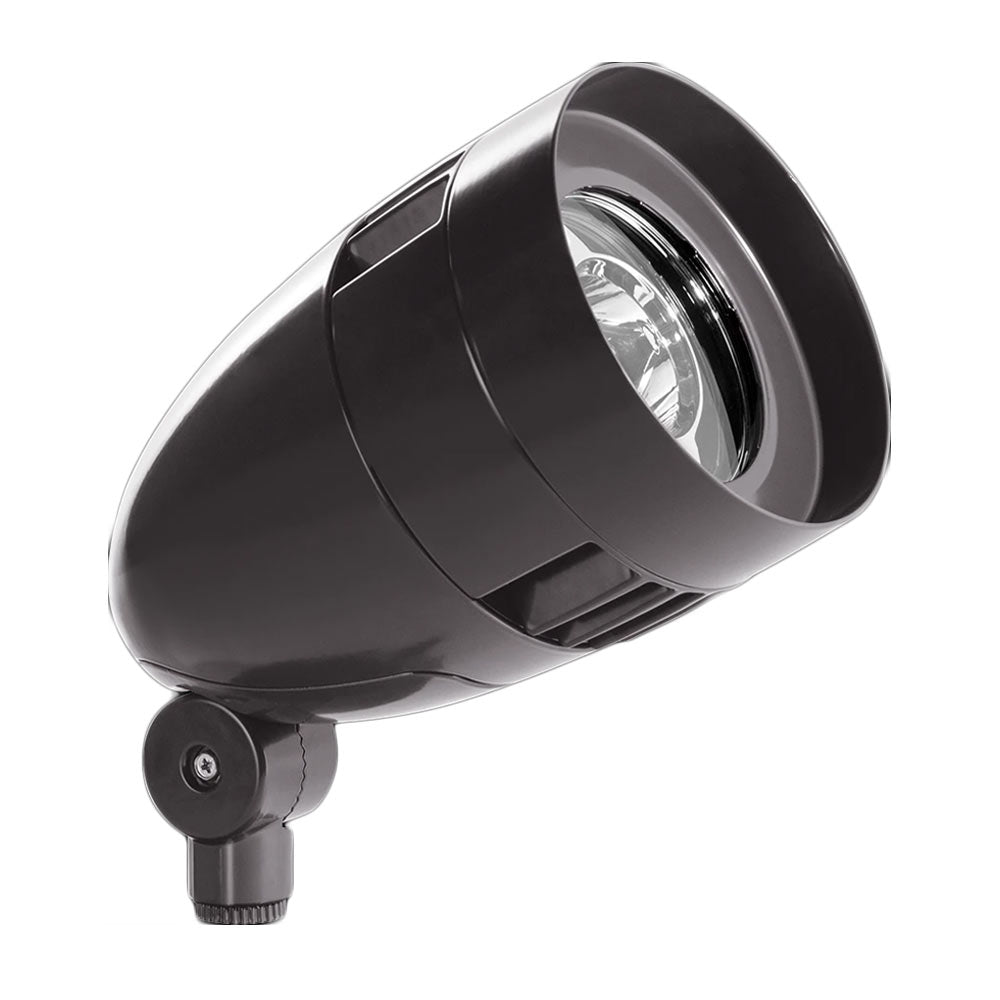 13W LED Landscape Flood Light 120-277V 5000K Bronze - Outdoor Security Lighting for Gardens, Pathways, and Building Facades