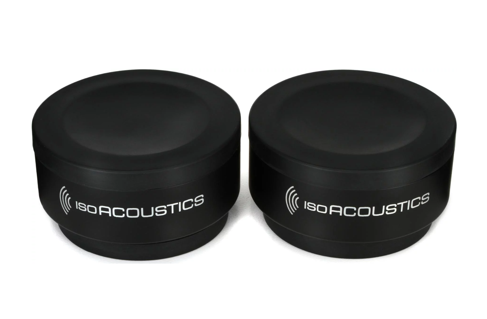 Isoacoustics ISO PUCK Vibration Isolators - Studio Monitor & Amplifier Isolation Feet (Pair) - Reduce Vibrations for Clearer Audio in Home Studios & Professional Setups