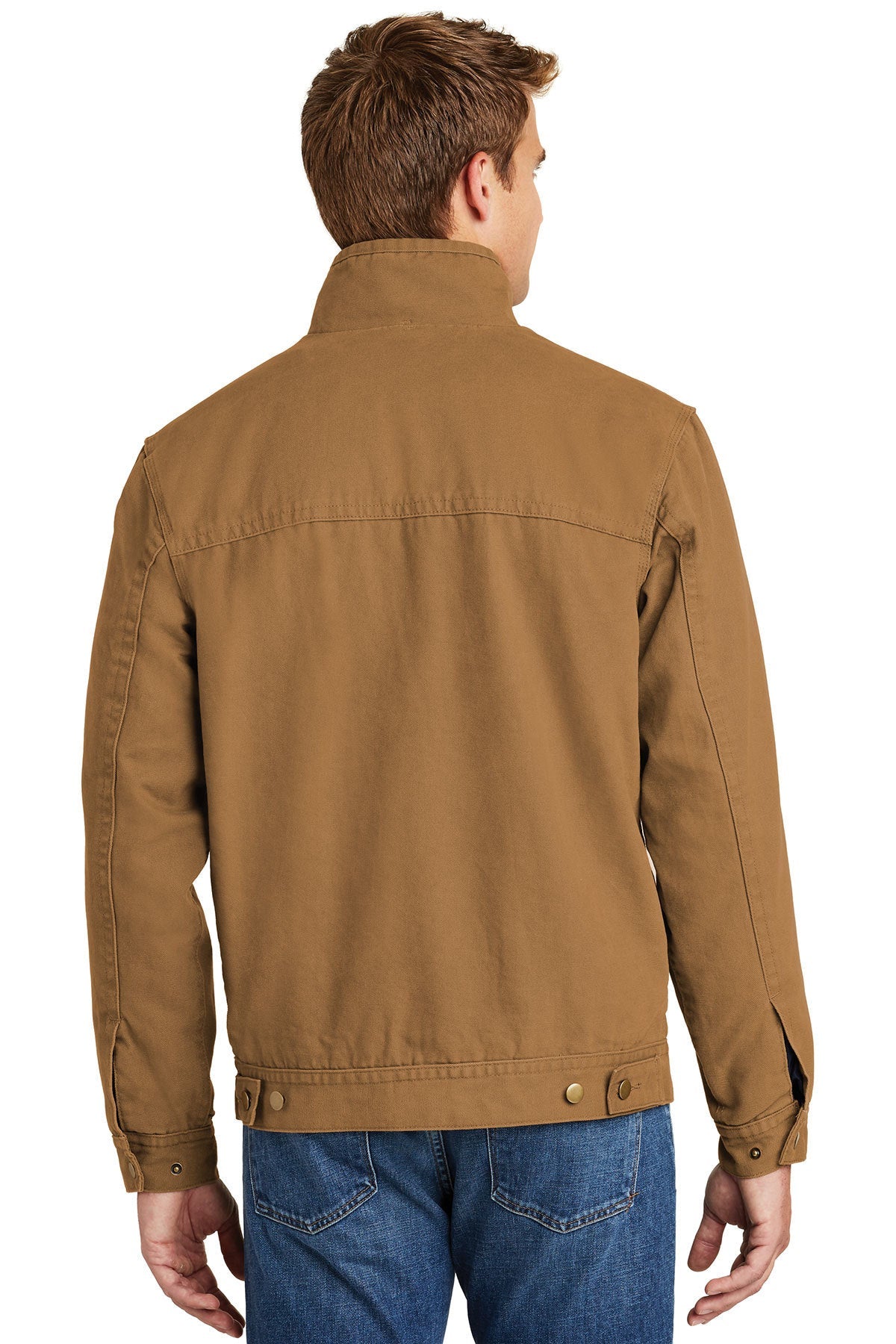 CornerStone Washed Duck Flannel Lined Jacket for Men - Duck Brown Waterproof Outdoor Workwear - Perfect for Hunting, Camping & Cold Weather Activities