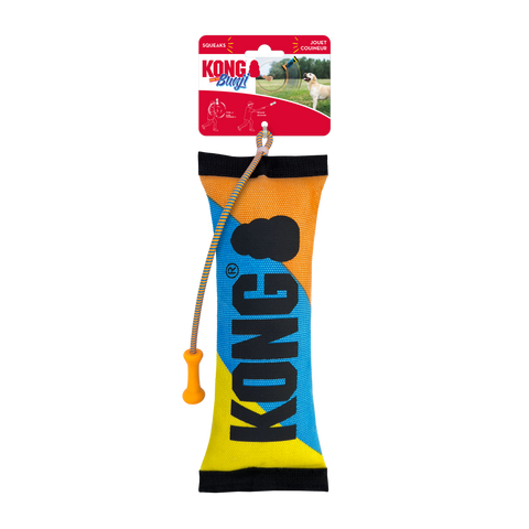Durable High Visibility Kong Fetch Toy Bumper for Dogs - Perfect for Outdoor Play, Training, and Interactive Games