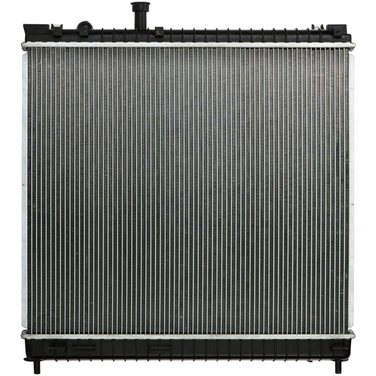 Alxiang Automatic Transmission (AT) Aluminum/Plastic Radiator with Oil Cooler - Compatible with Most Vehicles - Perfect for Cooling System Upgrades & Performance Enhancement