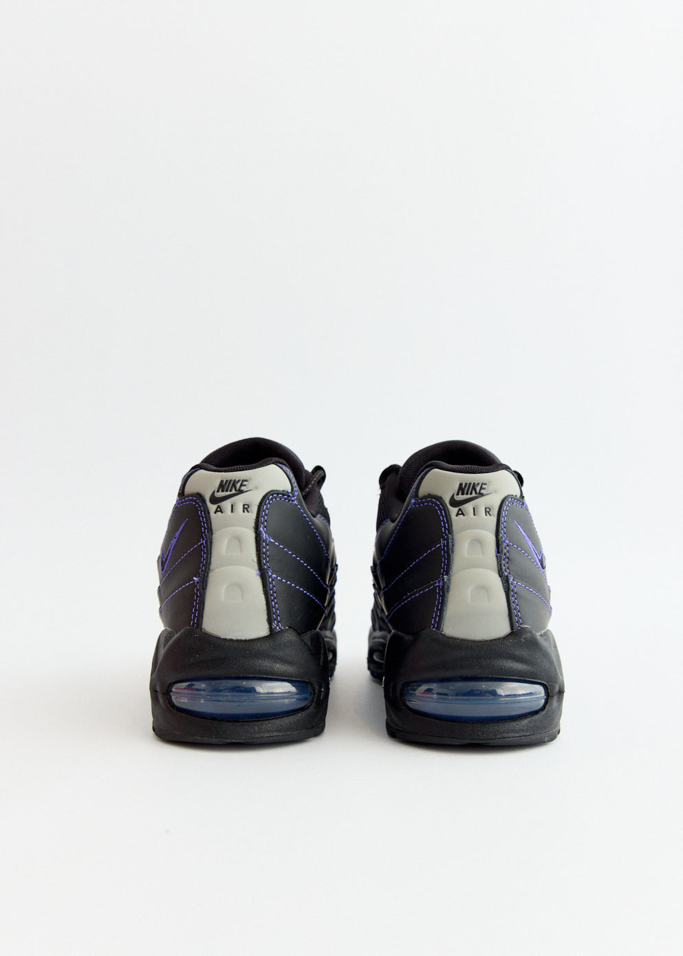 Nike Air Max 95 OG 'Black Persian Violet' Running Shoes for Men - Retro Athletic Sneakers for Jogging, Gym Workouts & Streetwear Fashion
