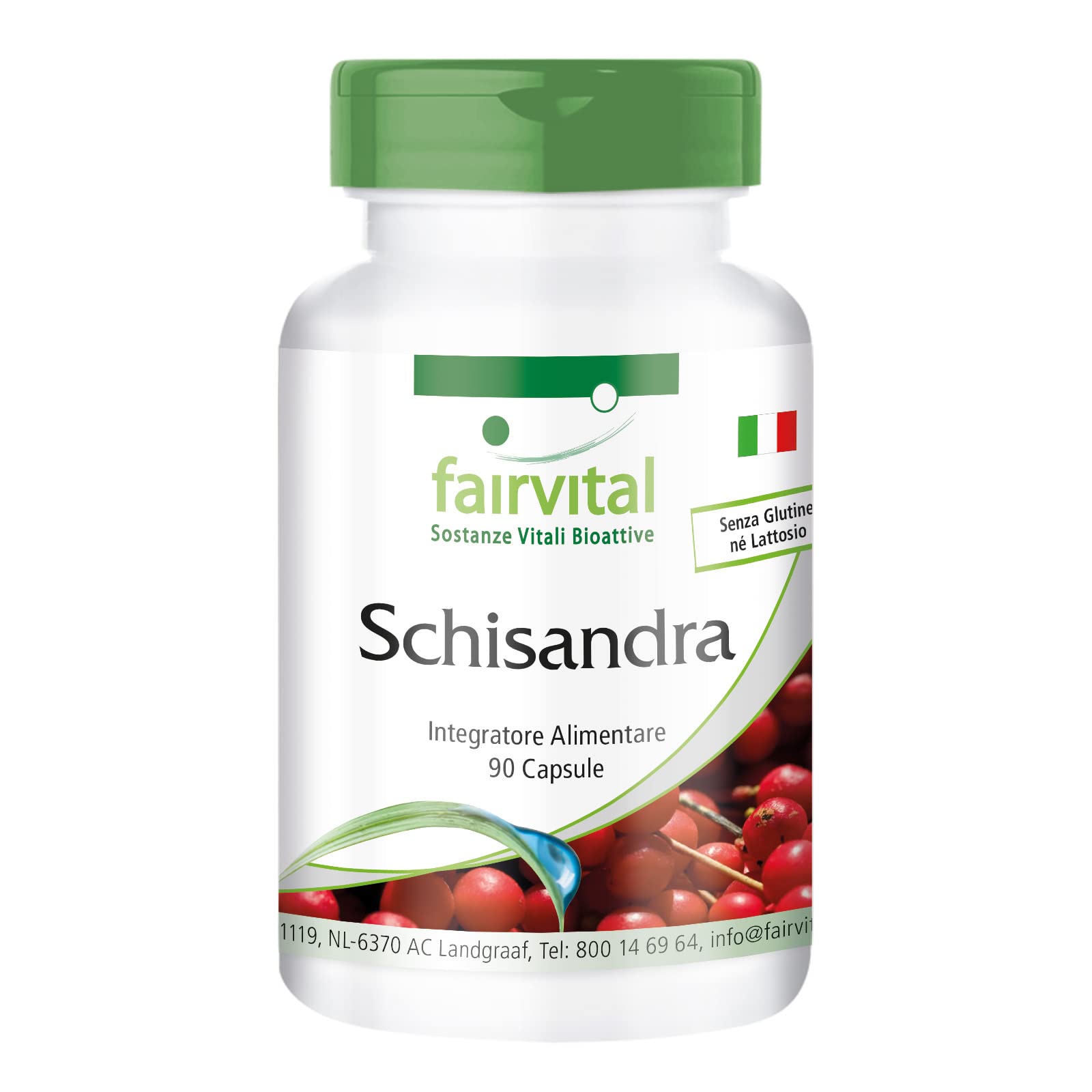 Fairvital Schisandra Extract Supplement - 90 Vegan Capsules (3 Month Supply) - Wu Wei Zi for Immune Support & Stress Relief - Perfect for Daily Wellness & Natural Energy Boost