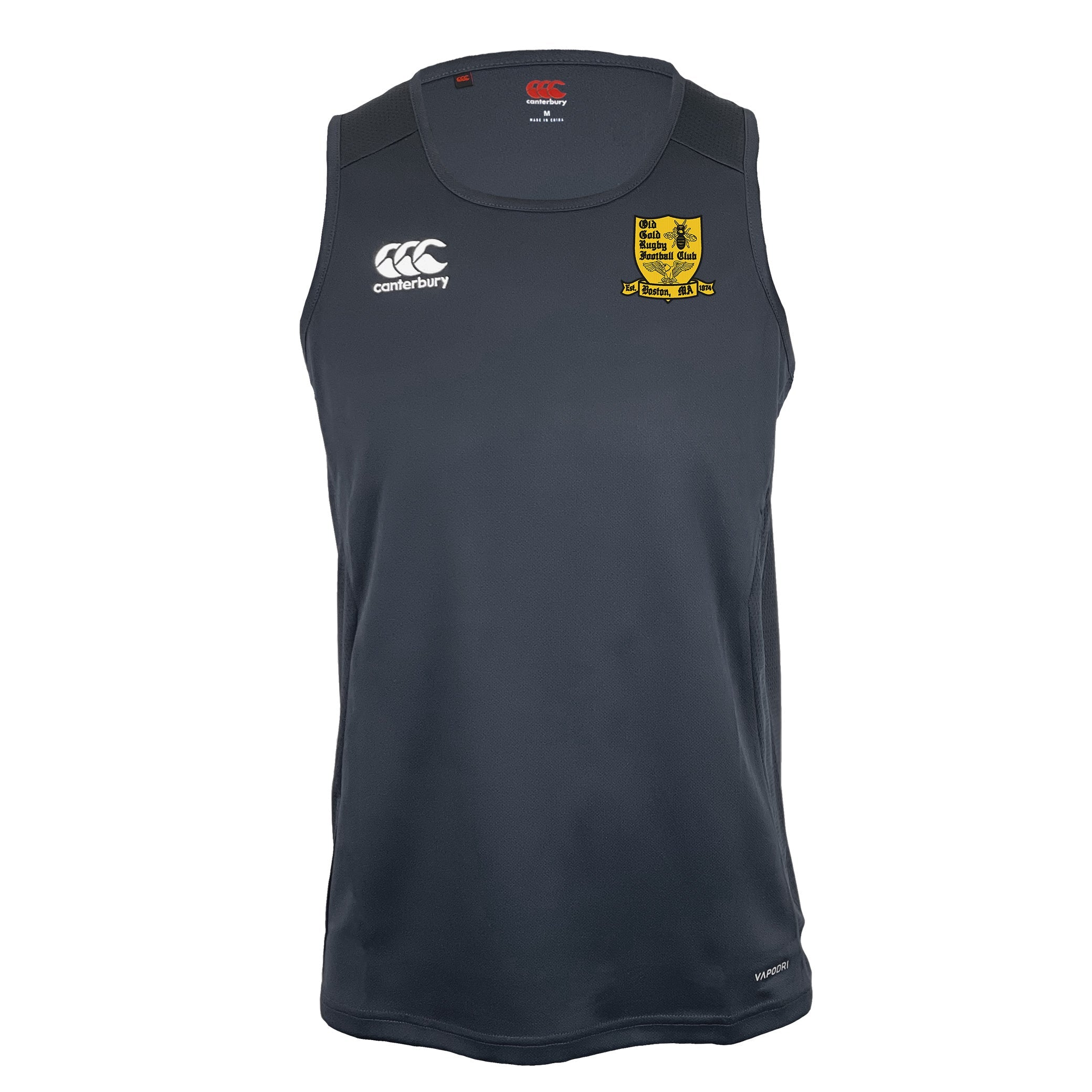 Old Gold RFC CCC Club Dry Singlet - Moisture-Wicking Performance Shirt for Men - Ideal for Running, Gym Workouts & Sports Activities