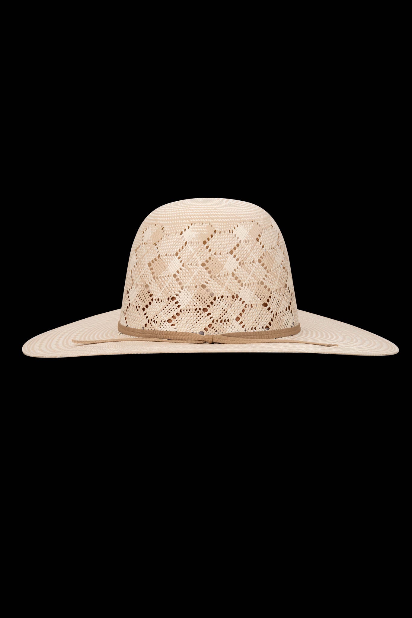 Rock'em 30X Michigan Open Crown Straw Cowboy Hat for Men - Western Style Sun Protection for Outdoor, Rodeo & Summer Activities