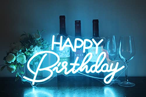 Happy Birthday B Ice Blue