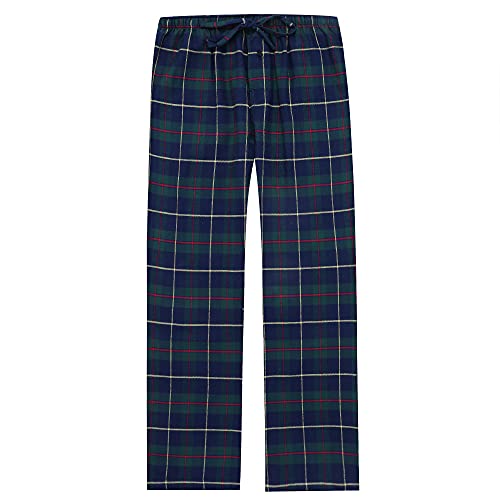 Premium Twin Boat Print Men's Pajama Pants - 100% Cotton Flannel Lounge Pants for Sleepwear & Relaxation at Home