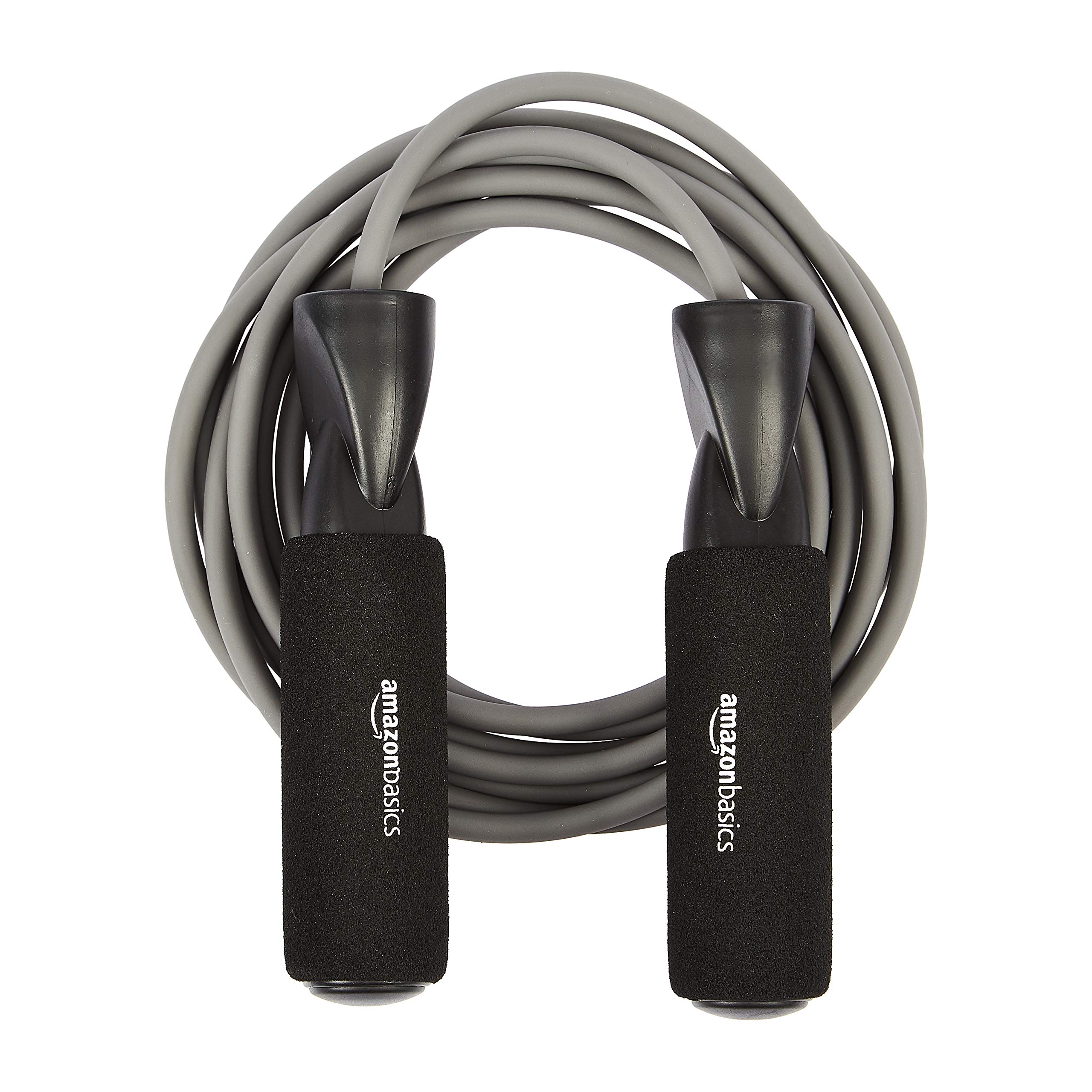 Amazon Basics Adjustable Speed Jump Rope - Lightweight & Durable for Fitness, Boxing, Cardio Workouts - Perfect for Home Gym, Weight Loss & Cross Training