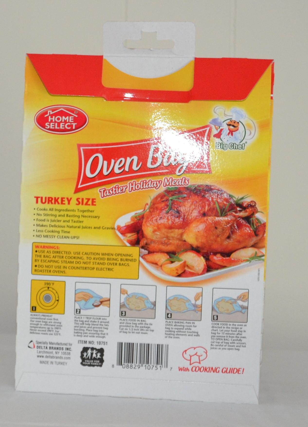 Large Oven Bags for Turkey - 2 Pack | Extra Big Roasting Bags for Thanksgiving & Holiday Cooking | Perfect for Baking, Roasting & Keeping Meat Juicy