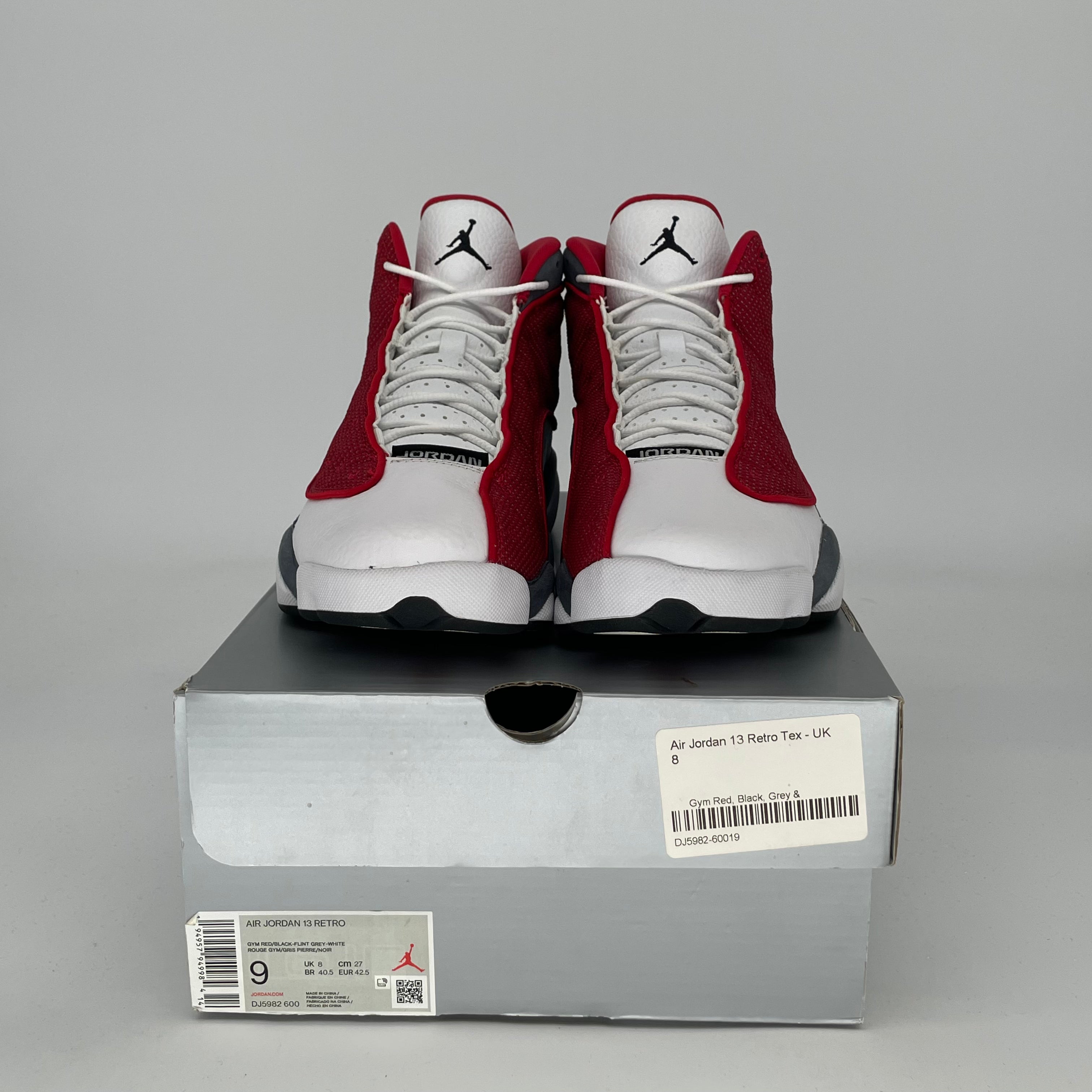 AIR JORDAN 13 Retro Basketball Shoes - Red Flint Colorway - Men's Size 9/Women's Size 10.5 - Style Code DJ5982-600 | Perfect for Streetwear, Sneaker Collecting & Basketball Games