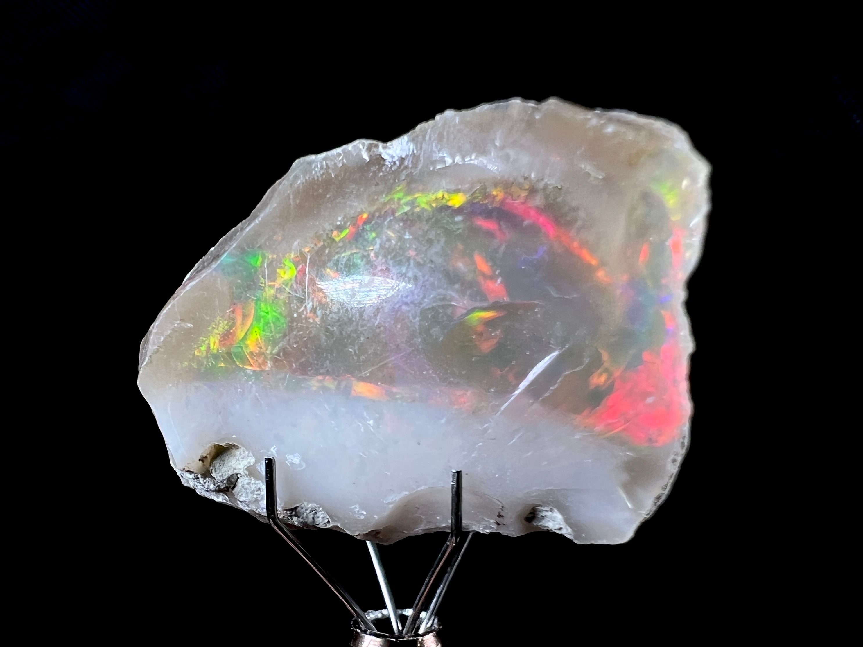 Premium 4A XL Welo Opal Raw Crystal - Natural Cutting Grade Opal for Jewelry Making, October Birthstone, Gemstone Collection (50049) - Perfect for Rings, Necklaces & Healing Crystals