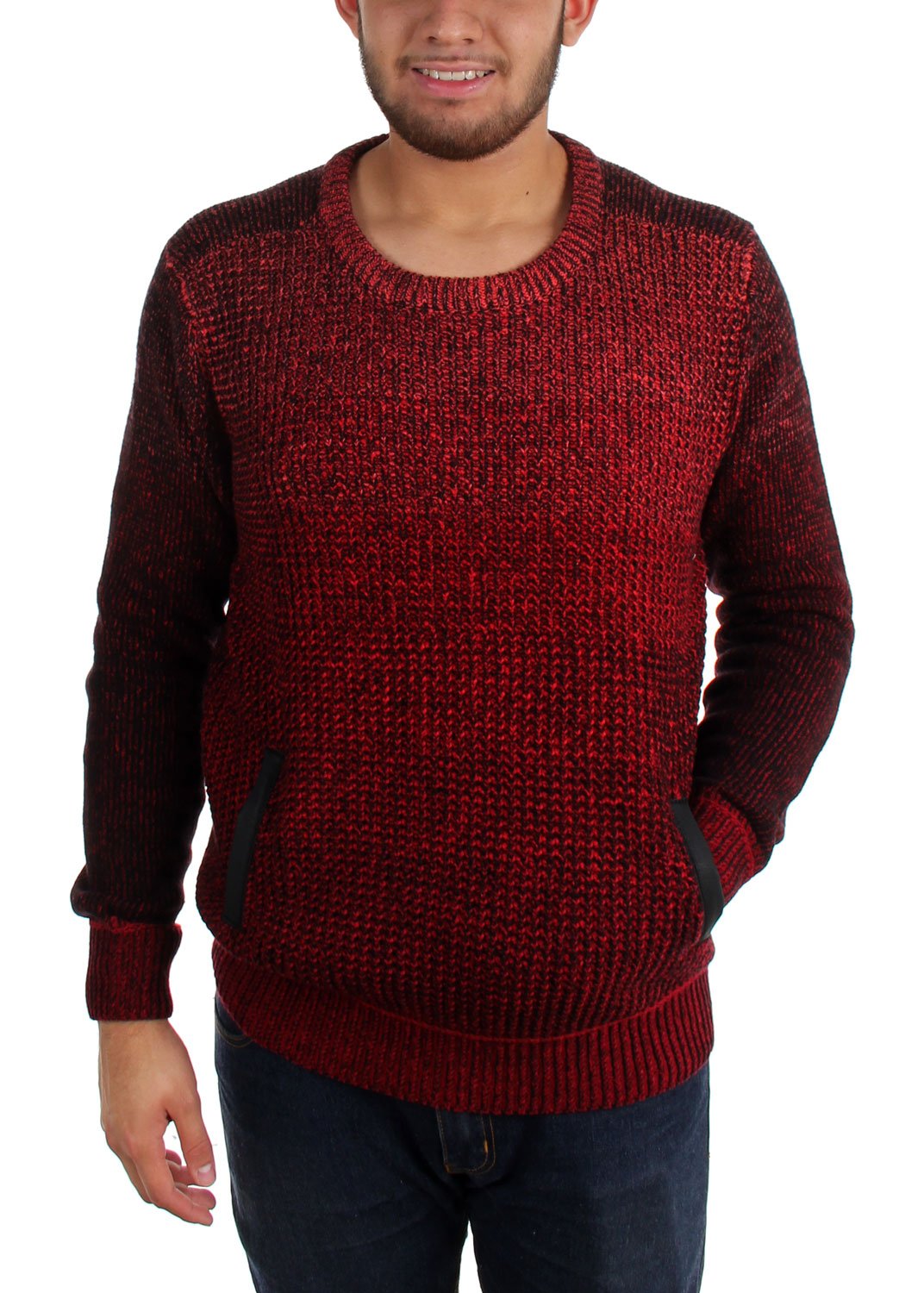 Scotch & Soda Men's Long Sleeve Crewneck Sweater - Soft Knit Pullover for Casual Wear & Winter Outfits