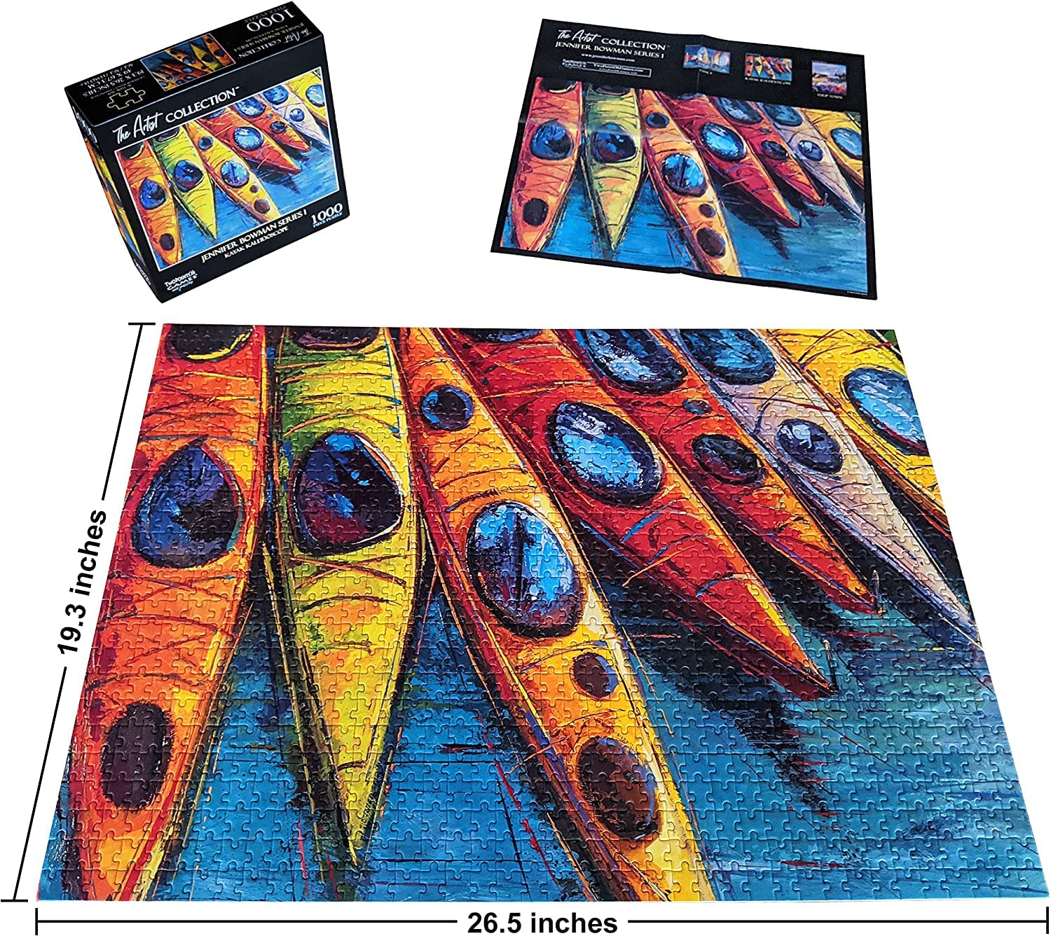 1000 Piece Jigsaw Puzzles for Adults & Teens - Premium Artist Collection Bundle Featuring Jennifer Bowman Series I - Perfect for Family Game Nights, Stress Relief & Home Decor