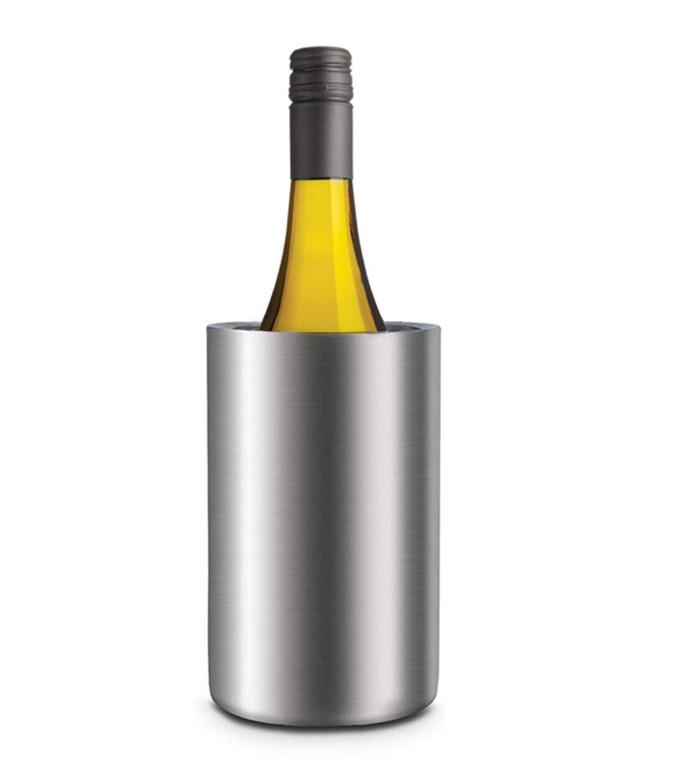 CUISINOX Double-Walled Brushed Satin Stainless Steel Wine Chiller Bucket - 4.8