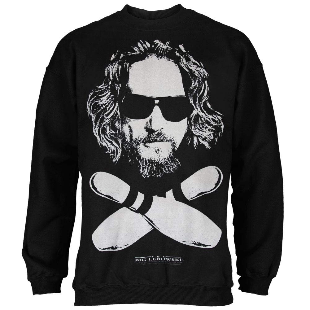Old Glory Big Lebowski - The Dude Crew Neck Sweatshirt | Vintage Movie Inspired Pullover | Perfect for Casual Wear, Movie Nights & Fan Gifts